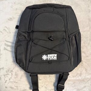 Snowman Cooler Backpack Insulated Black Hiking Bag Like New Read Description